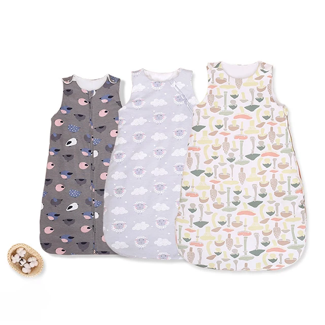 100% хлопок Новорожденный детский жилет спальный мешок для детей