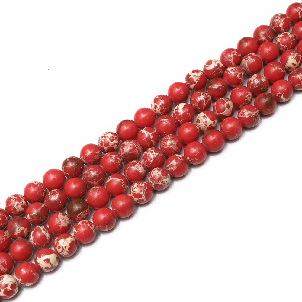 Cheap Turquoise Gemstone Loose Beads Round 6mm 8mm Energy Stone Healing Power for Jewelry Making Chinese Blue Turquoise