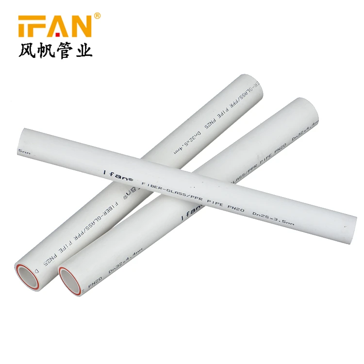 IFAN GF Composite PPR Pipe Competitive Price 25MM PN20 High Temperature Glass Fiber PPR Pipe