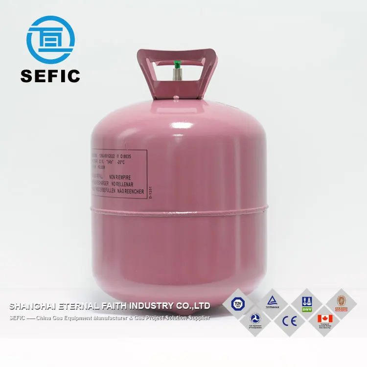 Helium Gas Supplier Wholesale Disposable Tanque Bombona De PARA Globos  Cartridges Industrial Helio Blue Helium Tank Gas Cylinders - China  Cylinder, Gas