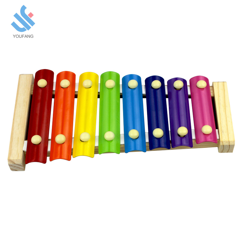 YF-M217 8 ключей рука прекрасный обучения образовательные ксилофонная музыка деревянная игрушка для детей