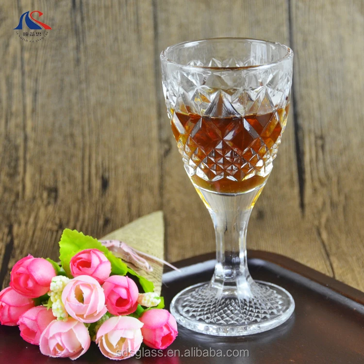 Mini Wine Glasses - Elegant 3oz Shot Glasses with Stems