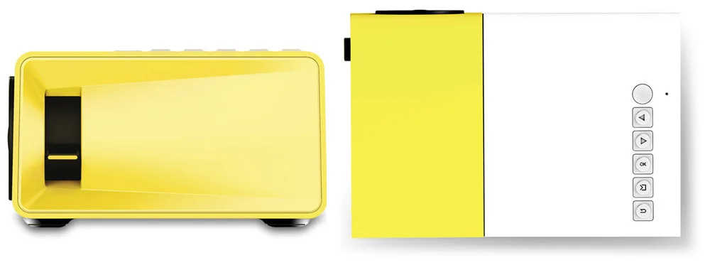 
Карманный мини-проектор YG300 для мобильного телефона и ТВ 1080P, портативный мини-светодиодный проектор YG300 