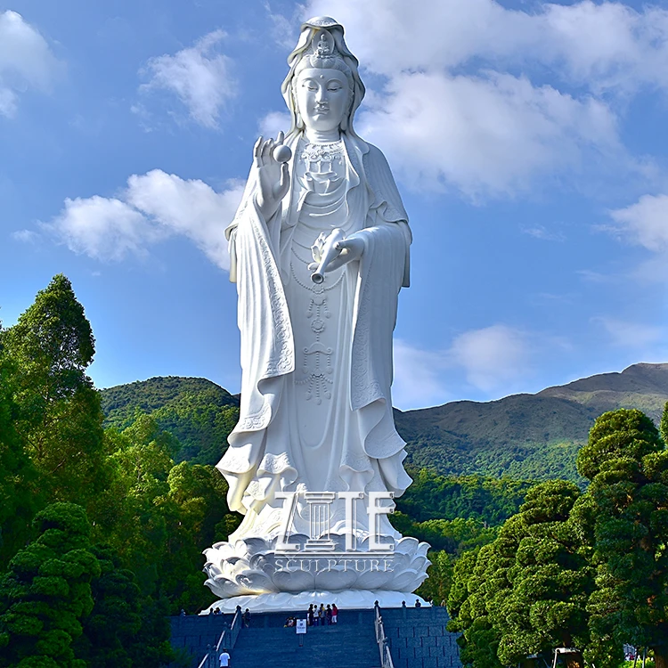 屋外立像観音女性彫刻大理石観音仏像| Alibaba.com
