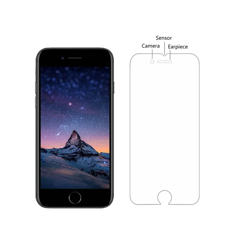 Fim 2pcs de vidro de proteção para o iphone 8 7 6 s 6s plus protetor de tela  no iphone8 temperado glas aifone 8 aiphone 8 filme iphone8 armadura /  Acessórios do telefone móvel ~ Artminerals.pt