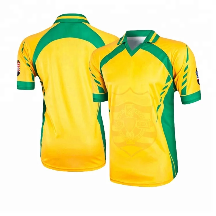 yellow cricket jersey