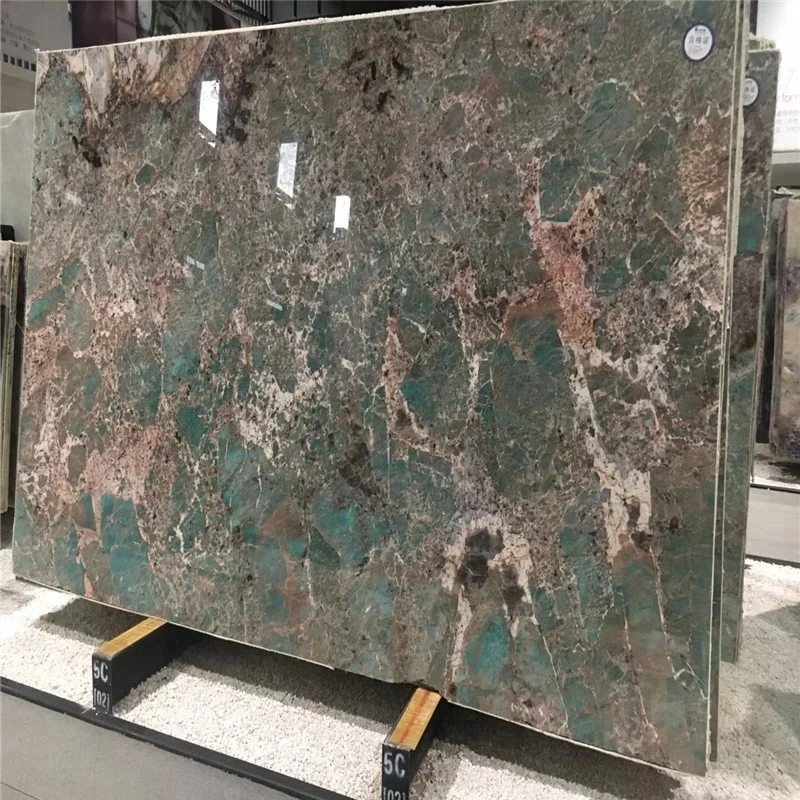 Amazonite Turquoise Green Granite Price for Polished Tiles and Slabs