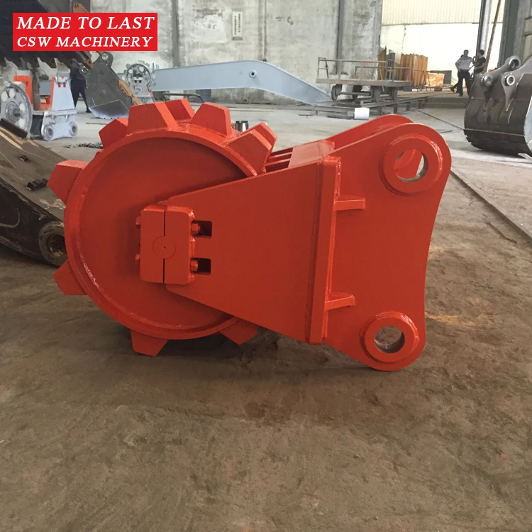 Excavator Compaction Wheel for Hitachi EX330 ZX350 Fit 27 - 35 Ton Machine Popular Project Compactor Wheel for Excavators