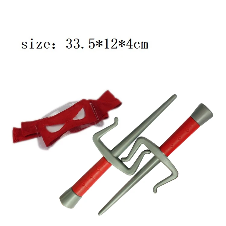 Movie Cartoon Nunchaku Ninja Weapons Ninja Turtles Toys Plastic Weapons