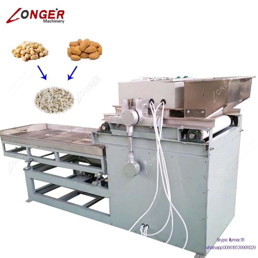 Macadamia Nut Cutter and Chopper Pistachio Almond Peanut Cutting Machine Hazelnut Crusher for Pistachio