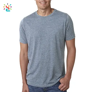 Wholesale 65 polyester 35 cotton shirt heather color loose fit sport t shirt men