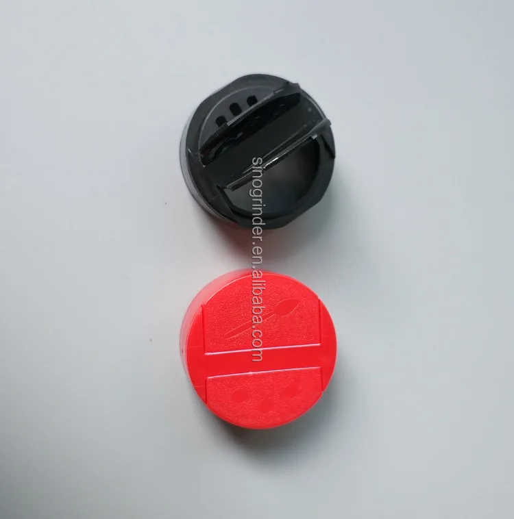 Customized Color 42mm Dual Flap Cap Plastic Shaker Lid for Glass Bottle