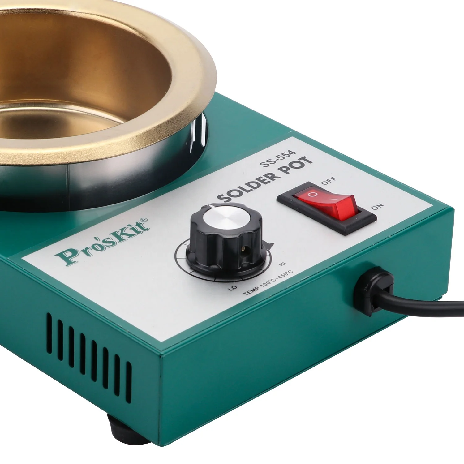 Паяльная кастрюля печь для плавления олова терморегуляционная паяльная ванна распайки 100/80/50/38 мм 200 ~ 450 градусов Цельсия