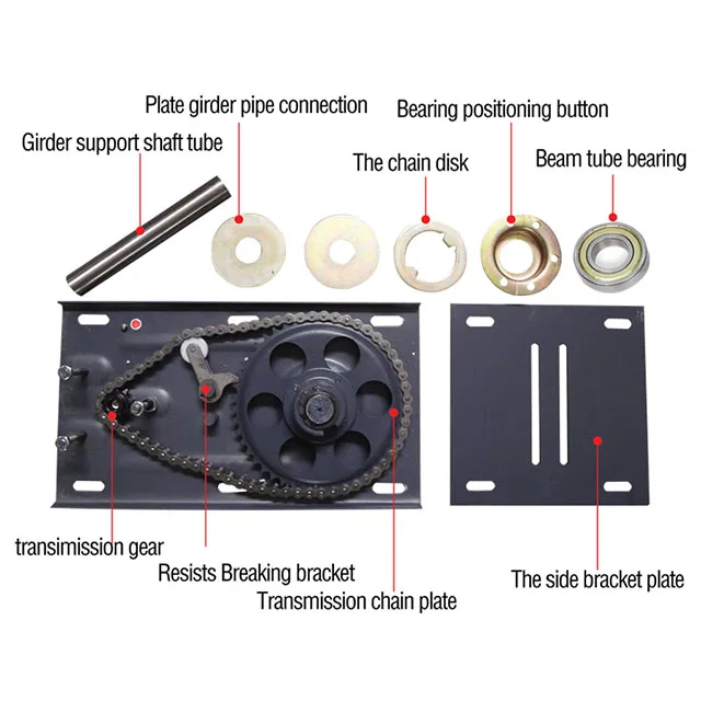 Rolling Central Shutter Door Motor With Storage Power