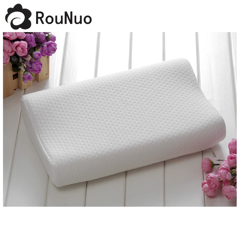 Moulded Visco Elastic Private Label Gel Contour Memory Foam Massage Pillow Orthopedic Cervical Neck Pillow