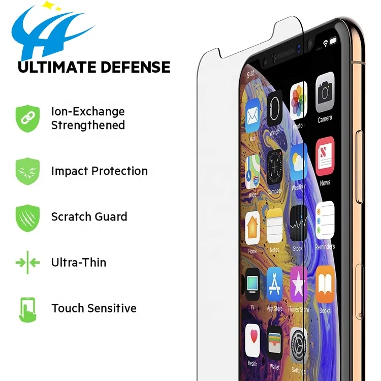 Толщина 0,3 мм 3d полное покрытие gorilla glass для iphone x real 3d изогнутый 9h