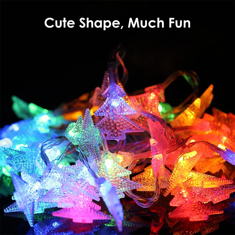 
Водонепроницаемая Рождественская светодиодная гирлянда, 40 светодиодов 