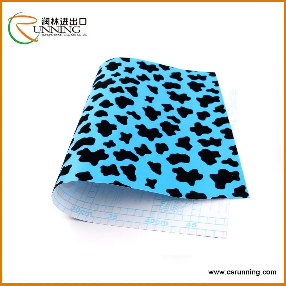 Самоклеящийся Чехол-книжка из флока с узором 30*50 см 10 листов в