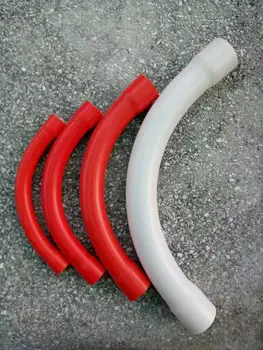 Raccords Coudés PVC 90° - Lot De 5 - Diamètre 25mm - Pour Conduits électriques