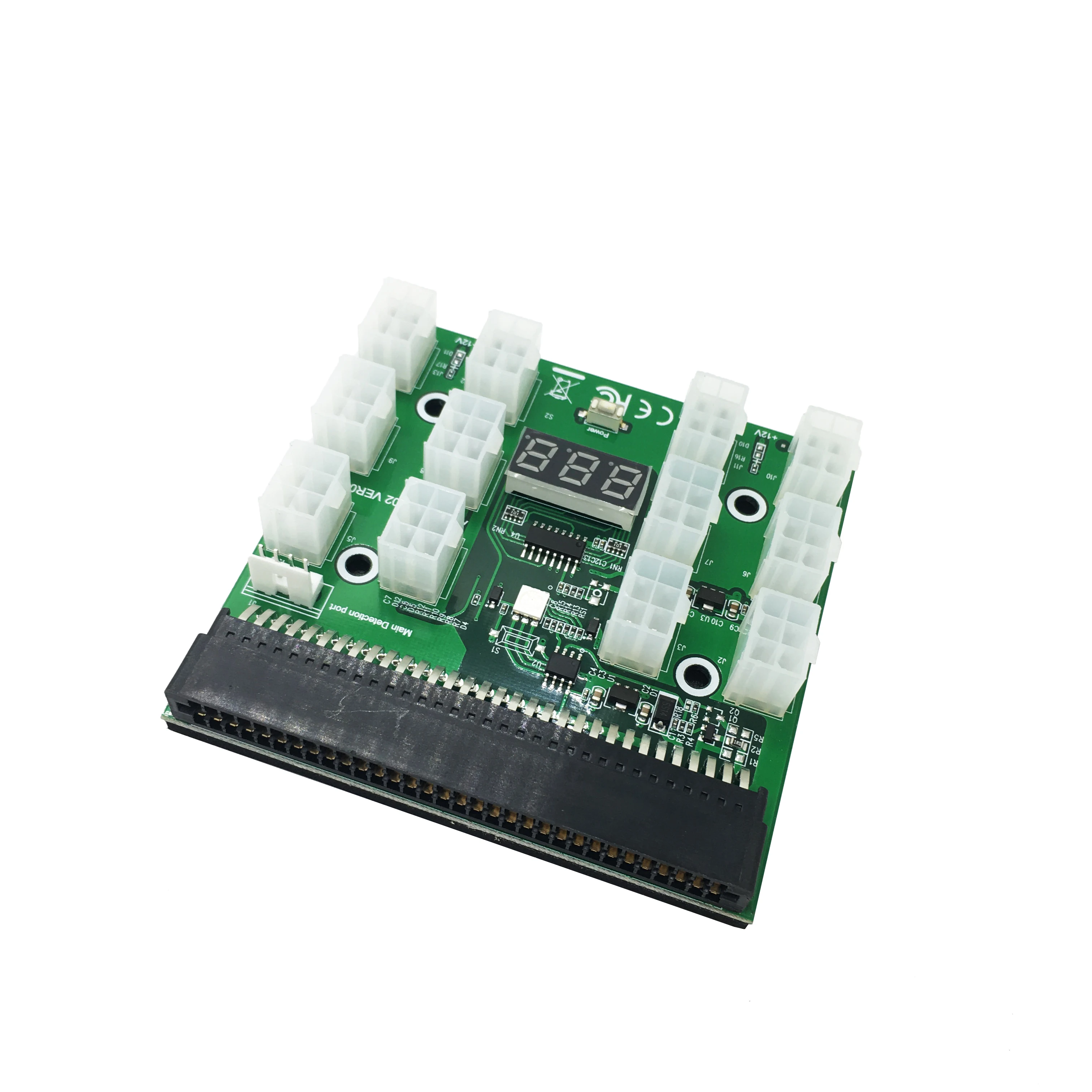 Breakout Board 6Pin Breakout Board Adapter for 1200w Power Supply Server Power