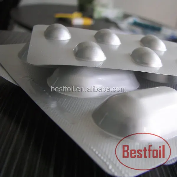 Лекарственная композитная алюминиевая фольга холодного формования (OPA/AL/PVC) ламинированная ленточная