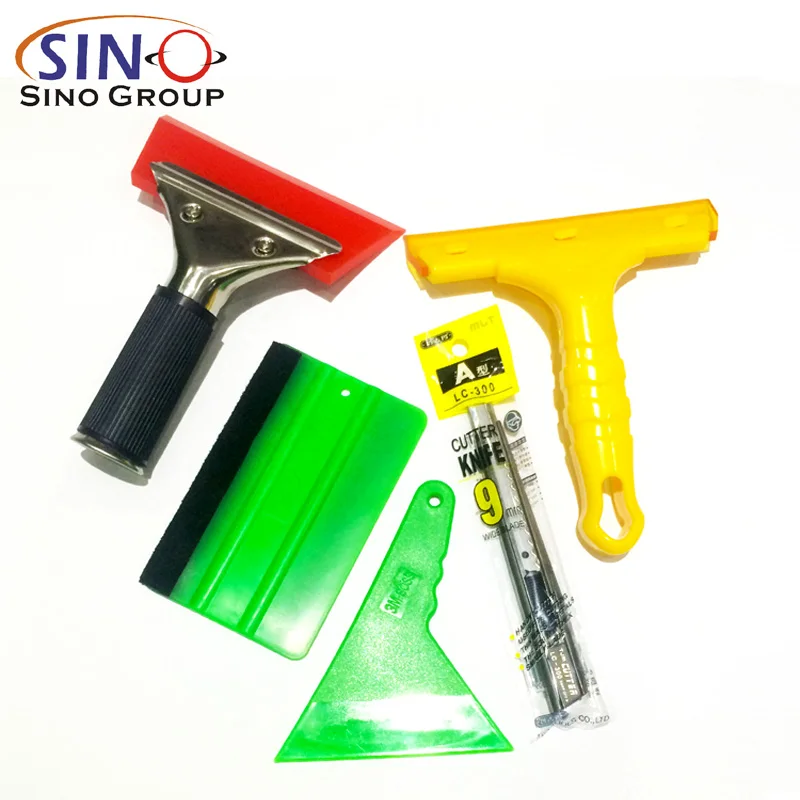 SINOVINYL Car Vinyl Wrap Tools Plastic Vinyl Application Squeegee