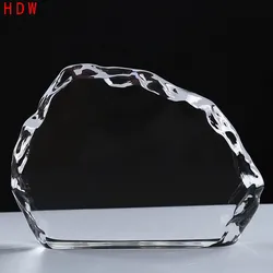 Пользовательский K9 кристалл Iceberg torphy гравировка Свадебная фоторамка для сувенирного