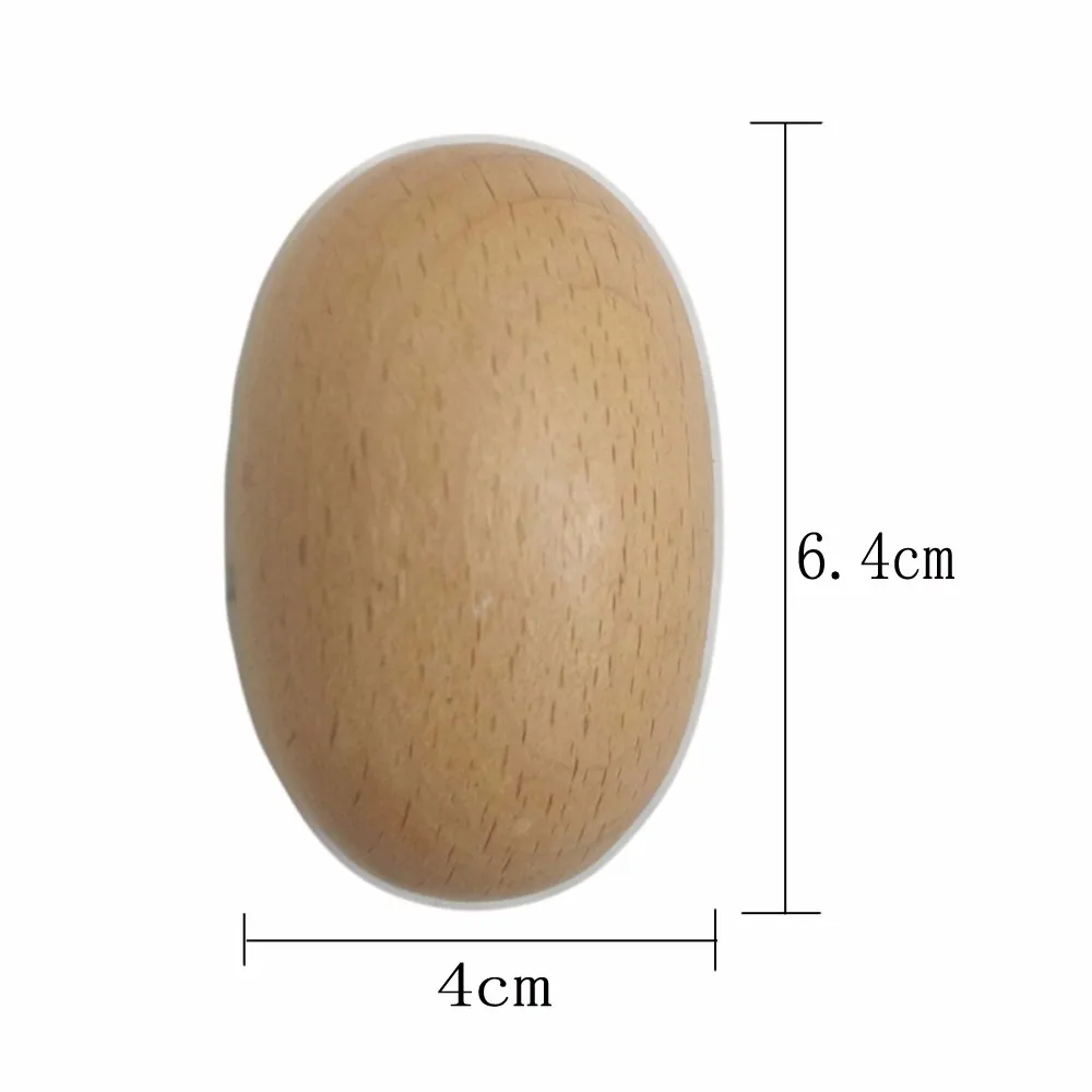 Salamino Uova in Legno per rammendo Dimensioni 7 cm x 4 cm 