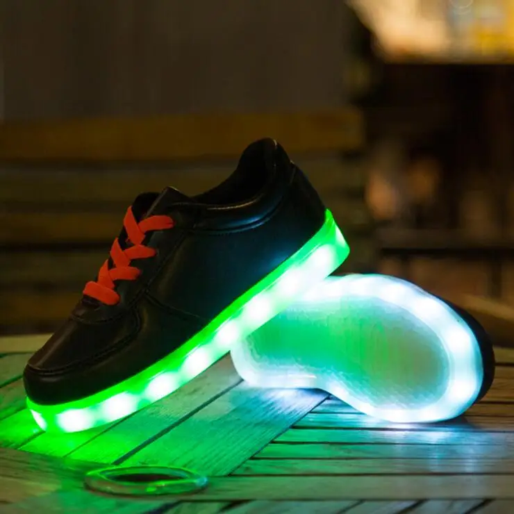 Children Shoes For Boys Girls Led Light Sneaker Shoes Kids USB Charging Colorful Luminous Flash Casual