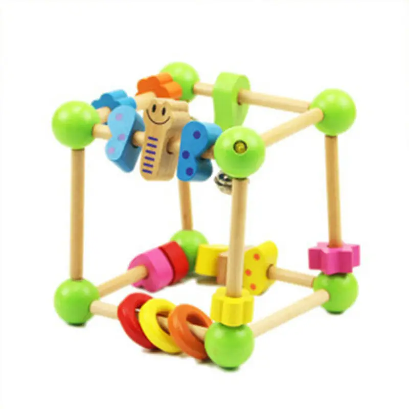 baby wooden rattle toys
