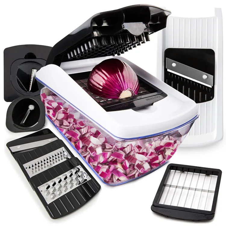 Hand Press Multifunction Vegetable Slicer Cutter And Chopper Buy Hand Press Vegetable Cutter