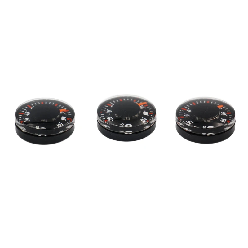 Mini Thermomètre Rond à Aiguille – Intérieur/extérieur, En Plastique, Générique, Chine