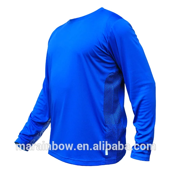 Men Long Sleeve T-shirt, Mesh Sports Jersey