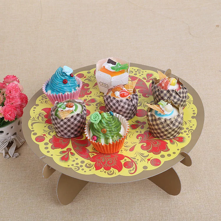 Diy Dot Corrugated Paper Cake Stand Disposable Party Wedding Cake Stand