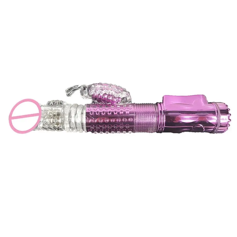 12 Speeds Multi-Frequency Thrusting Rotating Viberate Large Size Butterfly Rabbit Sex Toys for Women Pleasure