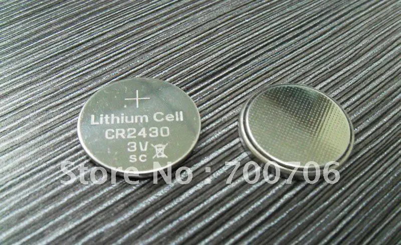 Pile bouton GP lithium CR2430-2C1 lithium DLU 2029 CR2430 3V, au