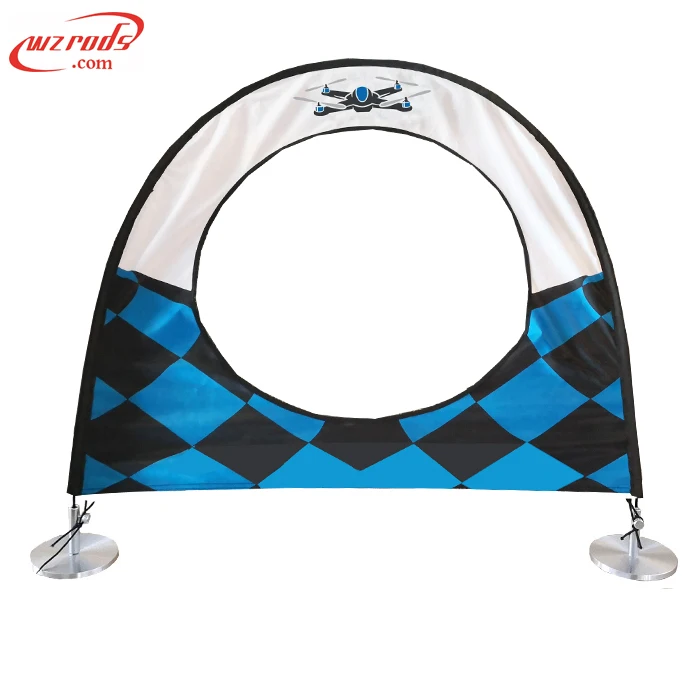 Пользовательские комнатные воздушные ворота дрона Гоночный флаг крошечное кольцо для FPV гонок