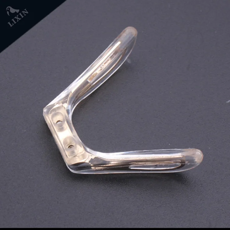 Bridge Silicon Nose Pad Spectacle Glasses Spare Parts Eyeglass Accessories Nose Pad Soft Metal Insert Screw Lock Nose Pad