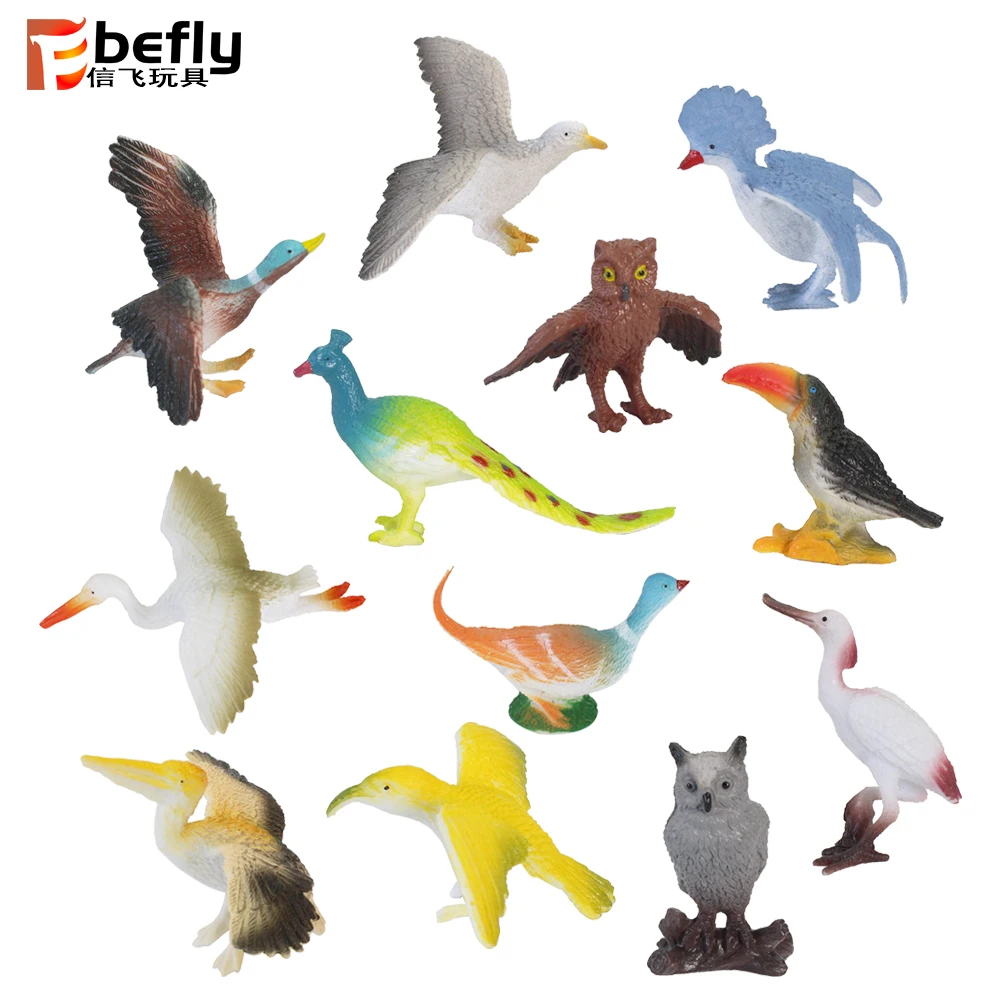 Cockatoo, Details about   10 Pieces Realistic Bird Model Plastic Animals Figurines Toy Set 