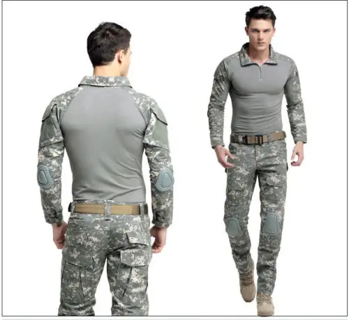 Los Hombres De Combate Táctico Juegos De Uniformes De Camuflaje Ejército  Pantalones De Camisa Militar Codo Rodilleras - Buy Combate Táctico Uniforme  Uniformes Militares Uniformes Product on Alibaba.com