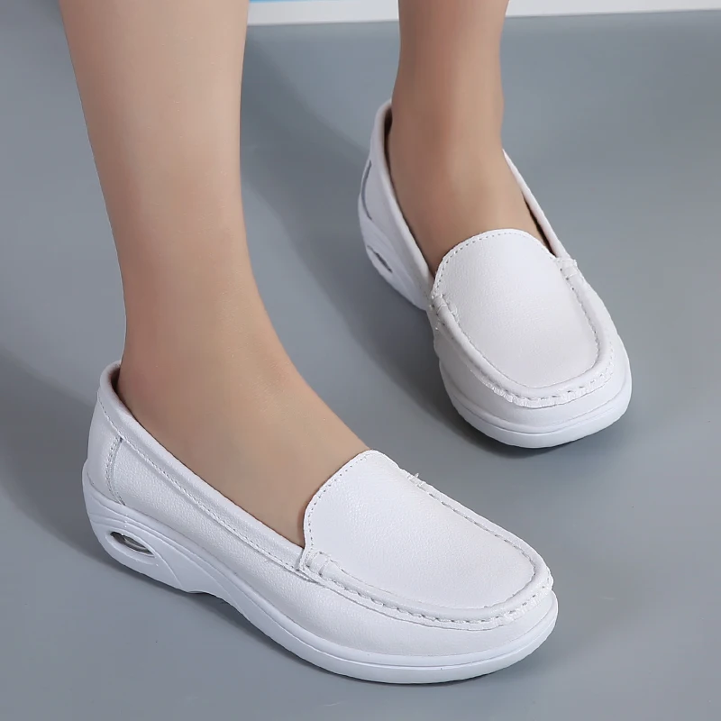 Больничная комфортная обувь MD sole недорогая Повседневная медицинская для медсестер нескользящая большого размера кормления на плоской