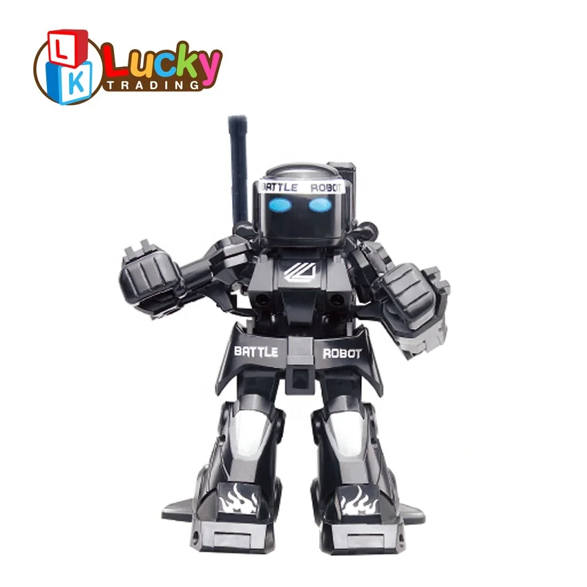 Luckytoys Game Kit Remote Control Mini Fight Toys Battle King RC Fighting Robot with Sensing