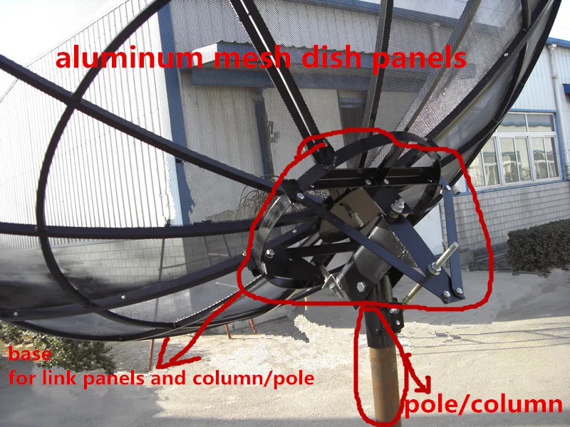 Made in China small c band 4ft satellite aluminium mesh dish antenna