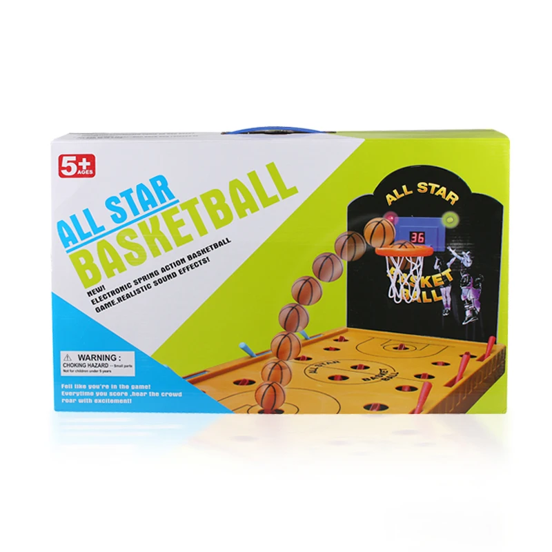 Vintage handheld, two player, miniature table top basketball game NO. 8817