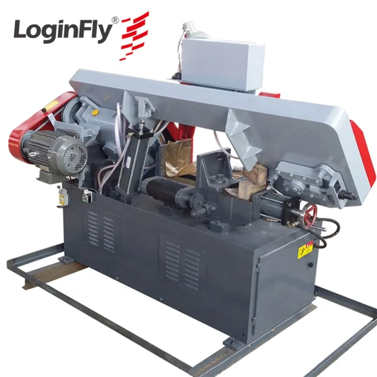 CHINA  Loginfly CE  Horizontal Hydraulic  Metal Cutting Band Saw Machine