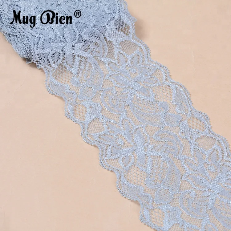 Эластичная африканская кружевная ткань для свадебной обуви, 8 см