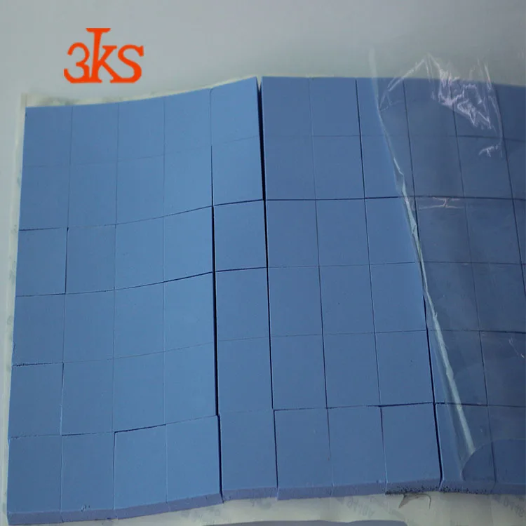 Silicone Rubber Thermal Conductivity Transistor Heat Sink Pads