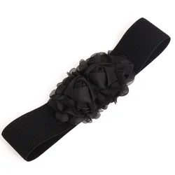 Fashion retro decorative waist belt sealing elastic belt elastic wide belt women