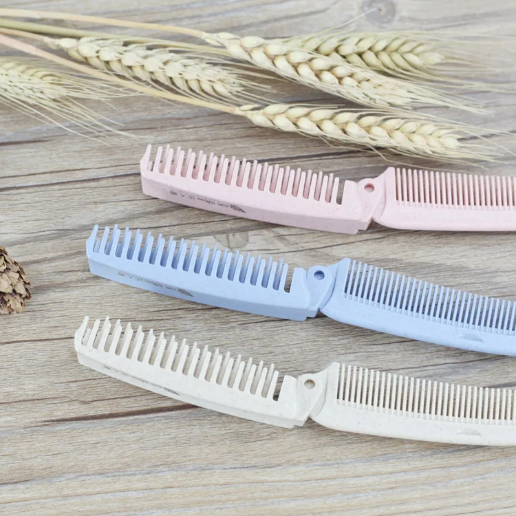 
 Распродажа: Портативная Складная мини-расческа из пшеничной соломы  