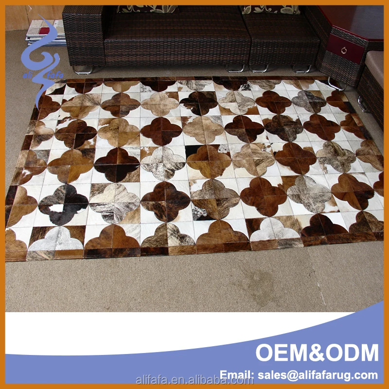 Genuine Cowhide Carpet, Patchwork Carpet